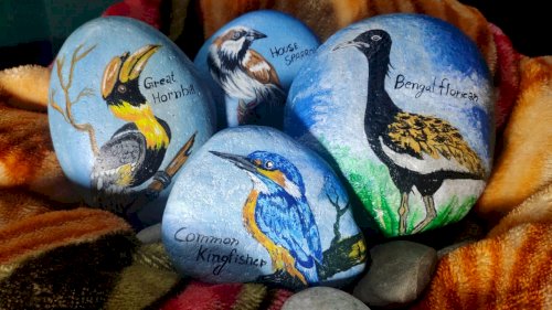 Amazing Stone Paintings by Niranjan Nayak