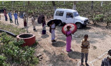 চেগুণবাৰী চাহ বাগিছাৰ শ্ৰমিকৰ