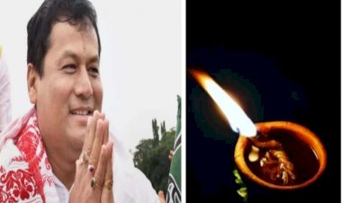 মুখ্যমন্ত্ৰীৰ আহ্বানত ৰাজ্যবাসীয়ে জ্বলালে মংগল বন্তি