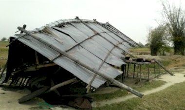 ধুমুহাত বোকাখাতৰ বহু গাওঁ ক্ষতিগ্ৰস্ত : যাতায়ত আৰু বিজুলী ব্যাহত : কাজিৰঙাৰ ৰাষ্ট্ৰীয় উদ্যানৰ বন শিৱিৰৰো ক্ষতি :