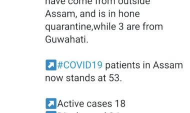 অসমত আৰু ৪জন কৰোনা আক্ৰান্ত