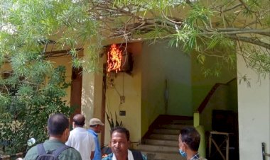 যোৰহাটৰ কোষাগাৰত অগ্নি কাণ্ডৰ ঘটনা। কথমপি  ৰক্ষা পৰিল বিপদৰ পৰা |