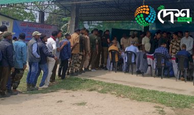 কাজিৰঙাৰ ৰাষ্ট্ৰীয় উদ্যানৰ অগৰাতলিত অত্যাধুনিক যন্ত্ৰৰে বনকৰ্মীৰ বাবে বিনামুলীয়া স্বাস্থ্য পৰীক্ষা শিৱিৰ  :