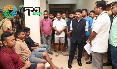 বোকাখাতৰ পানবাৰীৰ কৃষিপাম নিগমত থকা চি আৰ পি এফ শিৱিৰত সন্দেহযুক্ত গ্ৰেনেড বিস্ফোৰণ  : তিনিজন জোৱান আহত  :