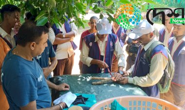 সম্ভাব্য বানপানীৰ সময়ত কাজিৰঙাৰ এনিমেল কৰিডৰত বনকৰ্মী সহায় কৰিব পৰাকৈ বন্যপ্ৰাণী পুনৰ সংস্থাপন আৰু সংৰক্ষণ কেন্দ্ৰত স্বেচ্ছাসেৱক ছাত্ৰ ছাত্ৰীৰ তৃতীয়টো প্ৰশিক্ষণ  :