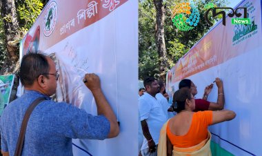 জুবিন গাৰ্গৰ ন্যায়ৰ দাবীত বোকাখাতত অসম জাতীয়তাবাদী যুৱ ছাত্ৰ পৰিষদৰ গন স্বাক্ষৰ কাৰ্যসুচী : মহিলা সংগঠনৰ বিক্ষোভ :