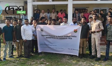 নুমলীগড় খণ্ড বন কাৰ্যালয়ত হাতী মানুহৰ সংঘাত নিয়ন্ত্ৰনৰ বাবে গজমিত্ৰৰ প্ৰশিক্ষণ :