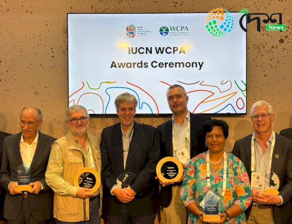 কাজিৰঙা ৰাষ্ট্ৰীয় উদ্যান আৰু ব্যাঘ্ৰ সংৰক্ষিত বনাঞ্চলৰ ক্ষেত্ৰ সঞ্চালক ড৹ সোনালী ঘোষলৈ আই ইউ চি এনৰ সন্মানীয় কেনটন আৰ মিলাৰ বঁটা  :