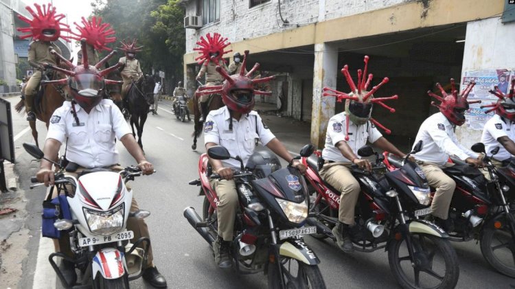কৰোণা ভাইৰাছ হেলমেট