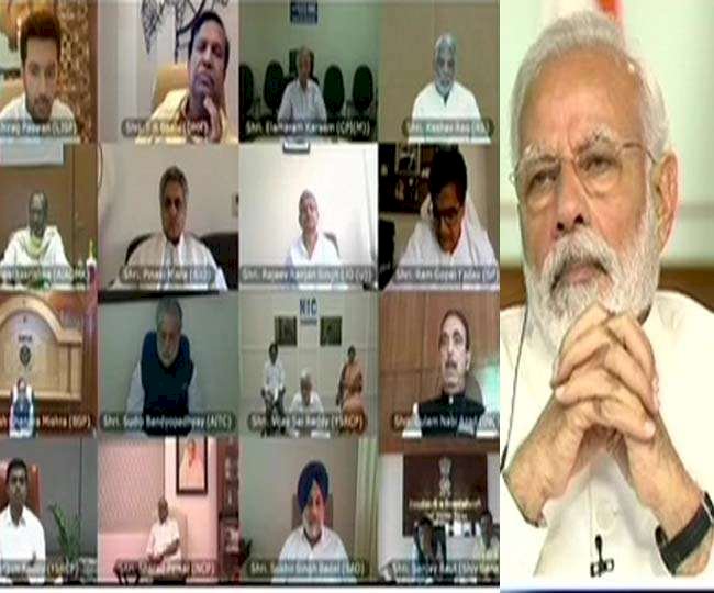 বৃদ্ধি হ’ব পাৰে লকডাউনৰ সময় – সৰ্বদলীয় বৈঠকত প্ৰধানমন্ত্ৰী