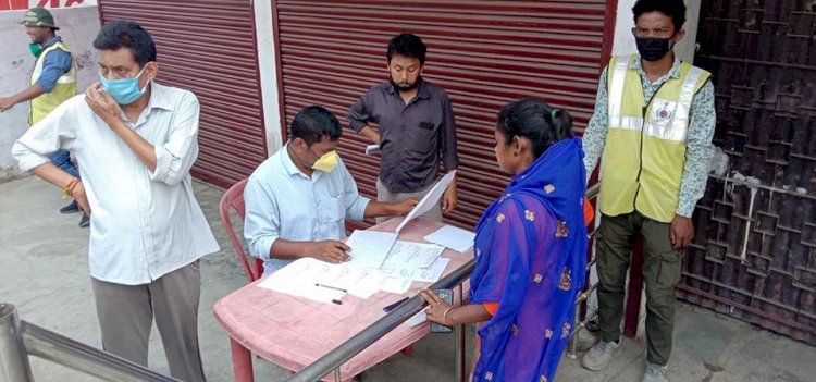 যোৰহাট বিজেপিৰ সামগ্ৰী বিতৰণ