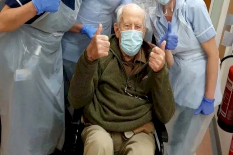 ১০১বছৰ বয়সতো কোৰোণাক পৰাস্ত কৰিলে