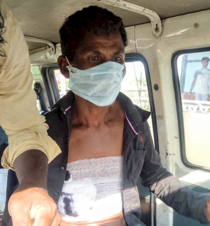 নাহৰফুটুকীৰ আক্ৰমনত গোলাঘাটৰ ঢলাগুৰি চাহ বাগিছাত এজন লোক আহত  :