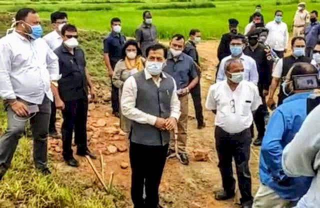 কাজিৰঙাত নিশা কটায় বোকাখাতত নিৰ্মীয়মান মথাউৰি পৰিদৰ্শন মুখ্যমন্ত্ৰী সৰ্বানন্দ সোনোৱালৰ  :