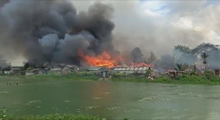 বোকাজানত বিধ্বংসী অগ্নিকাণ্ড