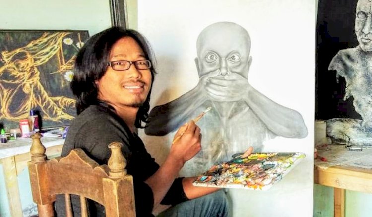 বোকাখাতৰ  চিত্ৰশিল্পী প্ৰাঞ্জল পায়েঙৰ এখন চিত্ৰক ফেজবুক পেজৰ পৰা আঁতৰাবৰ বাবে আৰক্ষীৰ নিৰ্দেশ :