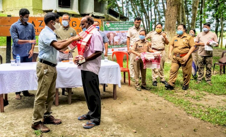 হস্তী পূজাৰে কাজিৰঙা ৰাষ্ট্ৰীয় উদ্যানত ৬৬ সংখ্যক বন্যপ্ৰাণী সপ্তাহৰ শুভাৰম্ভ :