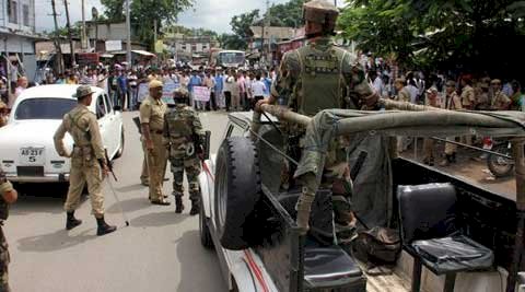 সোণাৰিৰ অসম নাগালেণ্ড সীমান্তৰ নামতোলাত সেনা আৰক্ষীৰ সংঘাত