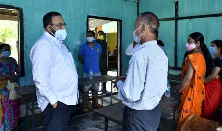 বোকাখাত মহকুমাটো ক'ভিডৰ প্ৰতিষেধক প্ৰদানৰ বাবে মন্ত্ৰী কেশৱ মহন্তৰ উপস্থিতিত মেগা টিকাকৰণৰ অভিযান  :