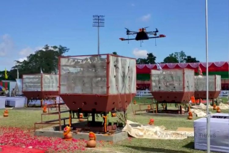 2479 rhino horns burned into ashes in Assam on the occasion of World Rhino Day.