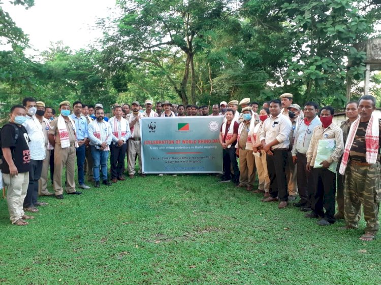 কাৰ্বি আংলং জিলাৰ ডলামৰাত বিশ্ব প্ৰকৃতি নিধিৰ উদ্যোগত বিশ্ব গঁড় দিৱস উদযাপন  : গঁড় সুৰক্ষা কৰাৰ বাবে ৩২ গৰাকী ব্যক্তিক সম্বৰ্ধনা প্ৰদান  :