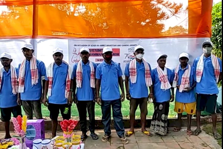 বোকাখাতত জাতিৰ পিতা মহাত্মা গান্ধীৰ ১৫২ সংখ্যক জন্ম জয়ন্তী আৰু আজাদি কা অমৃত মহোৎসৱ উদযাপন  :