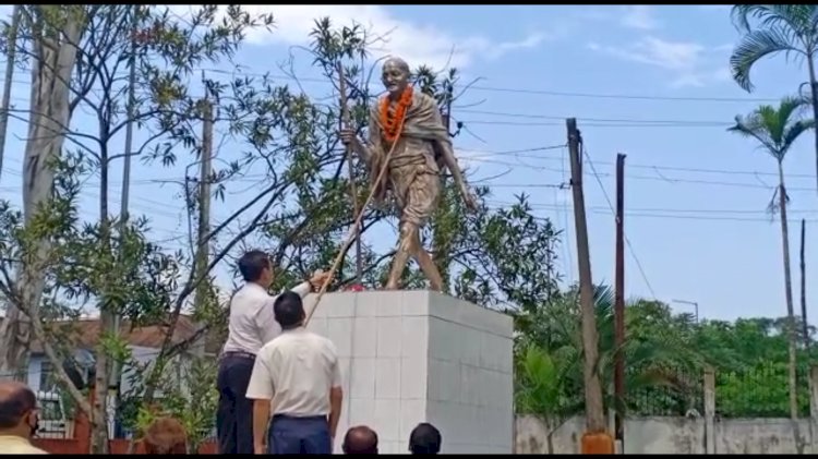 যোৰহাটত গান্ধী জয়ন্তী পালন , জিলা প্ৰশাসনৰ |