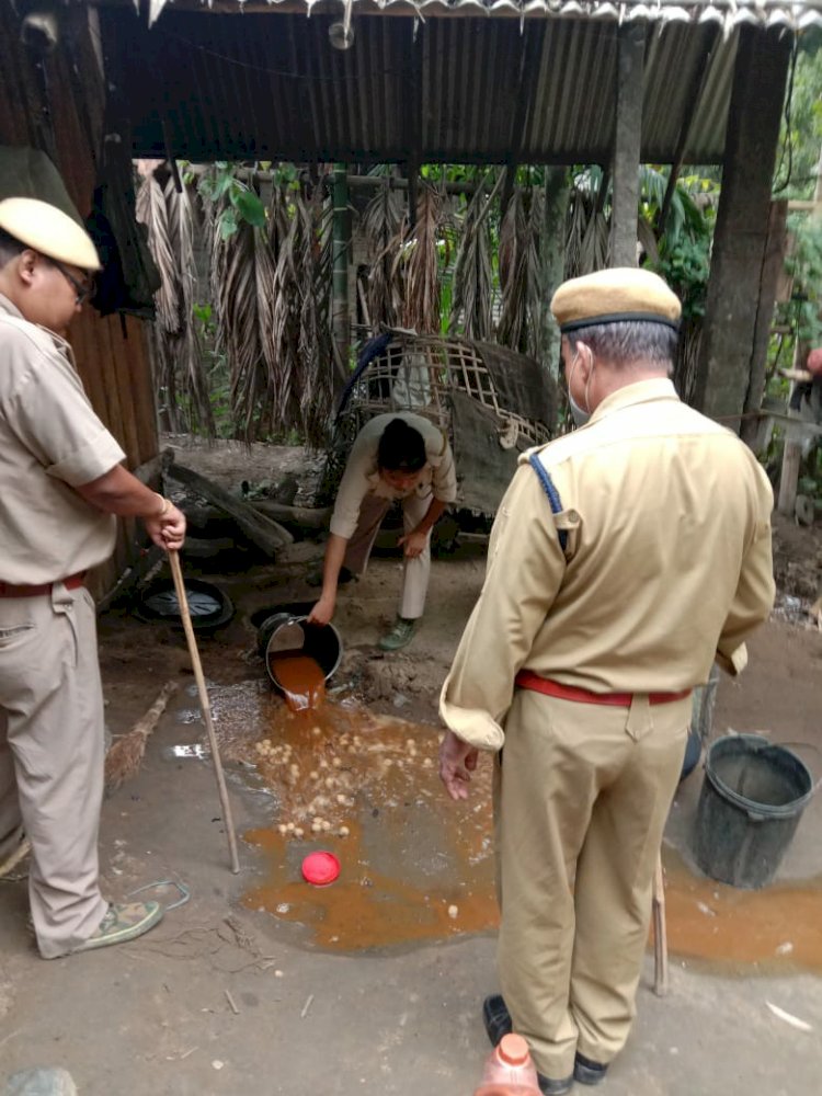 মৰিয়নিত আবকাৰী অভিযান অব্যাহত |