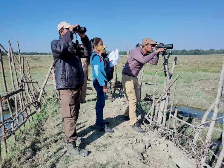 কাজিৰঙা ৰাষ্ট্ৰীয় উদ্যানত পক্ষী গননা :  জলবায়ু পৰিবৰ্তনে পৰিসংখ্যা হ্ৰাস কৰাৰ সম্ভাৱনা  :