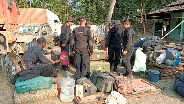 গঁড় সুৰক্ষাৰ বাবে কাজিৰঙাত আৰক্ষীৰ কামাণ্ডো