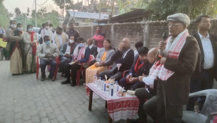 বোকাখাতত মন্ত্ৰী অতুল বৰাৰ এলানি উদ্বোধনী অনুষ্ঠান  : থানুৰাম শইকীয়া পথ আৰু অত্যাধুনিক মল্টি জিমৰ উন্মোচন  :