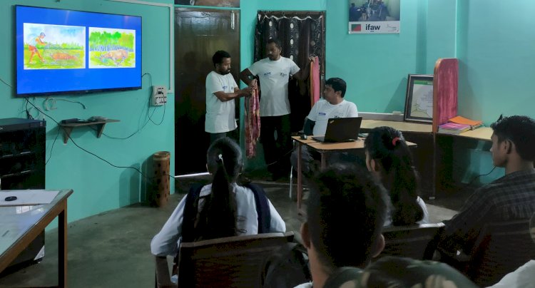 সাম্ভাৱ্য বানপানীৰ লগত সংগতি ৰাখি কাজিৰঙাৰ বন্যপ্ৰাণী পুনৰ সংস্থাপন আৰু সংৰক্ষণ কেন্দ্ৰত মহাবিদ্যালয়ৰ স্বেচ্ছাসেৱকৰ দলক প্ৰশিক্ষণ প্ৰদান  :