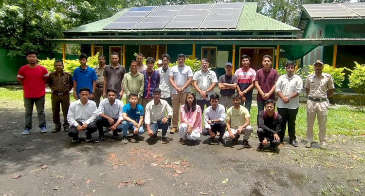 সাম্ভাৱ্য বানপানীৰ লগত সংগতি ৰাখি কাজিৰঙাৰ বন্যপ্ৰাণী পুনৰ সংস্থাপন আৰু সংৰক্ষণ কেন্দ্ৰত মহাবিদ্যালয়ৰ স্বেচ্ছাসেৱকৰ দলক প্ৰশিক্ষণ প্ৰদান  :