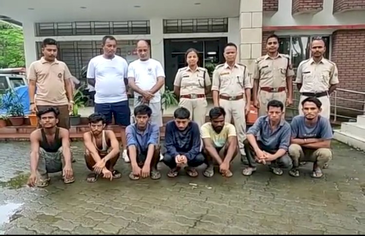 বোকাখাতৰ নুমলীগড়ত ড্ৰাগছ সহ সাতজনক আটক  : আন্ত:ৰাষ্ট্ৰীয় ড্ৰাগছ বিৰোধী দিৱৰ দিনাই বোকাখাত আৰক্ষীৰ সাফল্য  :