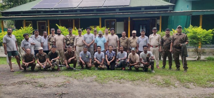 কাজিৰঙাত সাপ উদ্ধাৰ কাৰ্যৰ সৈতে জড়িত লোকৰ মাজত সজাগতা আৰু প্ৰশিক্ষণ কৰ্মশালা  :