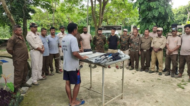 কাজিৰঙাত সাপ উদ্ধাৰ কাৰ্যৰ সৈতে জড়িত লোকৰ মাজত সজাগতা আৰু প্ৰশিক্ষণ কৰ্মশালা  :