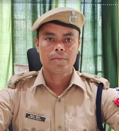 ৰাষ্ট্ৰপতিৰ সাহসিকতাৰ বঁটাৰৰ বাবে নিৰ্বাচিত বোকাখাত থানাৰ ভাৰপ্ৰাপ্ত আৰক্ষী বিষয়া বিতোপন চুতীয়া :