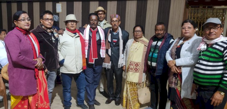 অসম ৰাজ্যিক সাংবাদিক সংস্থাৰ নৱ নিৰ্বাচিত সভাপতি জিতু শৰ্মা ৰাজখোৱাক বোকাখাতত বিপুল সম্বৰ্ধনা  :