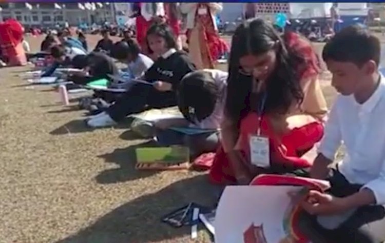 বোকাখাতত ৰঙৰ পৃথিবী নামক চিত্ৰাংকন প্ৰতিযোগিতা  : ৰাজ্যৰ বিভিন্ন প্ৰান্তৰৰ দুই সহস্ৰাধিক ছাত্ৰ ছাত্ৰীৰ অংশ গ্ৰহন  :