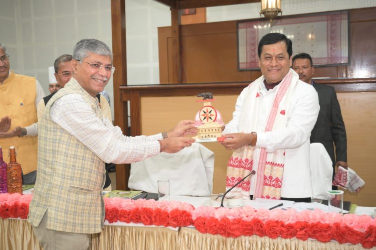 কাজিৰঙাত আয়ুষ মন্ত্ৰালয়ৰ প্ৰথম 'চিন্তন শিবিৰ' : দুদিনীয়া কাৰ্যসূচীৰে অনুষ্ঠিত এই শিৱিৰ মুকলি কৰে কেন্দ্ৰীয় মন্ত্ৰী সৰ্বানন্দ সোণোৱালে  :