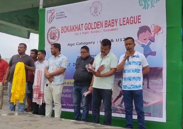 বোকাখাত জিলা ক্ৰীড়া সন্থাৰ উদ্য়োগত আজিৰে পৰা বোকাখাতত আৰম্ভ হৈছে গল্ডেন বেবী লিগ ফুটবল প্ৰতিযোগিতা  :
