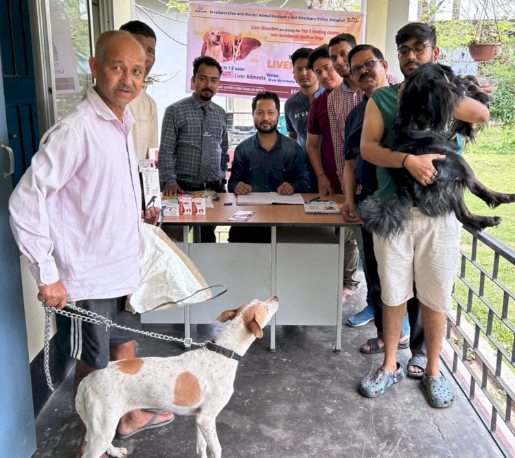 বোকাখাত ৰাজ্যিক পশু চিকিৎসালত বিশ্ব যকৃত দিৱস উদযাপন :