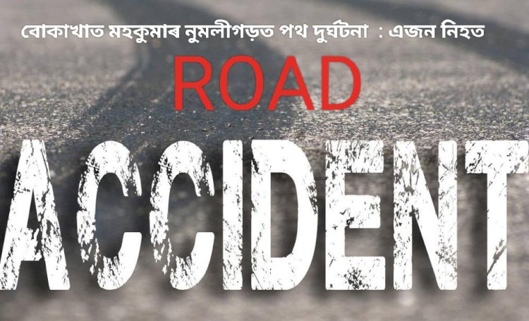 নুমলীগড়ৰ ৩৭নং ৰাষ্ট্ৰীয় ঘাইপথত পথ দুৰ্ঘটনা  : এজন চালকৰ মৃত্যু :