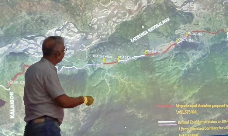 জিলা প্ৰশাসনৰ উদ্যোগত বোকাখাতত প্ৰস্তাৱিত চাৰিলেন যুক্ত ৰাষ্ট্ৰীয় পথ নিৰ্মানক লৈ ৰাজহুৱা সভা :  লোক নিৰ্মান বিভাগৰ আৰ্হিৰ উপস্থাপন  : চাৰিলেন যুক্ত পথ বৰ্তমানৰ ৩৭ নং ৰাষ্ট্ৰীয় পথৰে যোৱাতো বিচাৰে জনসাধাৰণে :