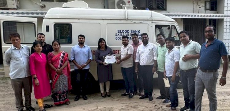 बोकाखात मारवाड़ी युवा मंच और महिला सम्मेलन का रक्तदान  शिविर : 45 यूनिट रक्त संग्रह :