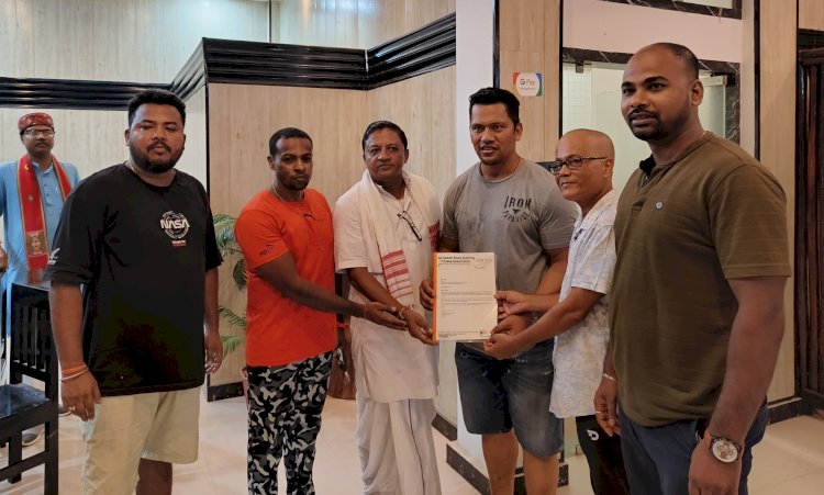 বোকাখাত ডিষ্ট্ৰিক্ট বডি বিল্ডিং এণ্ড ফিটনেচ এচ'চিয়েচনলৈ অল আচাম বডি বিল্ডিং এণ্ড ফিটনেচ এচ'চিয়েচনৰ স্বীকৃতি  :