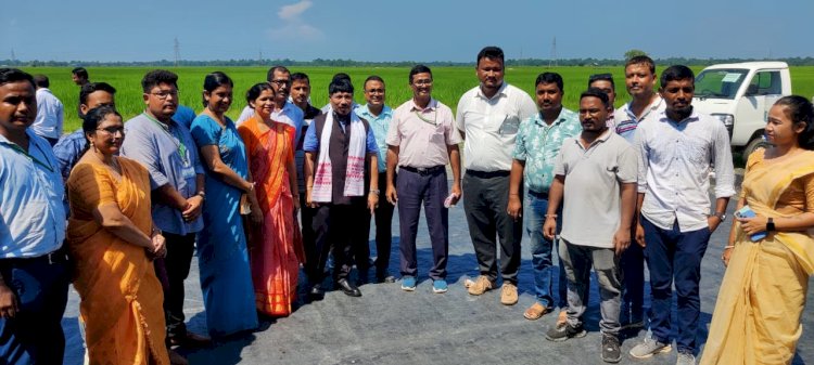 বোকাখাতত কৃষিকাৰ্যত উচ্চ প্ৰযুক্তিৰ ড্ৰোণ ব্যৱহাৰৰ প্ৰদৰ্শনী উদ্বোধন আৰু ঋণ মেলাত অংশ গ্ৰহন  কৃষি মন্ত্ৰী অতুল বৰাৰ :