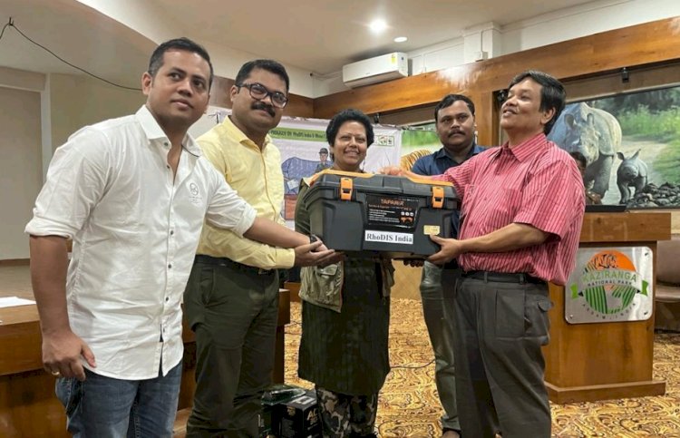 Training on RhoDIS (Rhino DNA Indexing System) at Kaziranga National Park & Tiger Reserve.