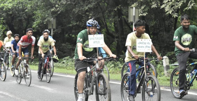 চাইকেল ৰেলী আৰু গ্ৰাম্য মাৰাথন প্ৰতিযোগিতাৰে কাজিৰঙা ৰাষ্ট্ৰীয় উদ্যানত বিশ্ব গঁড় দিৱস উদযাপন  : পাঁচ শতাধিক প্ৰতিযোগীৰ অংশ গ্ৰহন  :