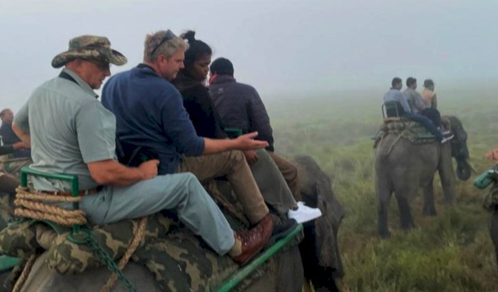 ফৰাচী দেশৰ ইণ্ডো-পেচিফিক উদ্যান আৰু জৈৱ বৈচিত্ৰ্য অংশীদায়ীত্ব গোটৰ বিশেষজ্ঞৰ দলৰ কাজিৰঙা ৰাষ্ট্ৰীয় উদ্যান পৰিদৰ্শন  :